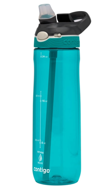 Contigo Ashland AUTOSPOUT Water Bottle Tritan Renew, 720 ml (Scuba)